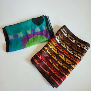Echo and and Anne Klein long scarves.